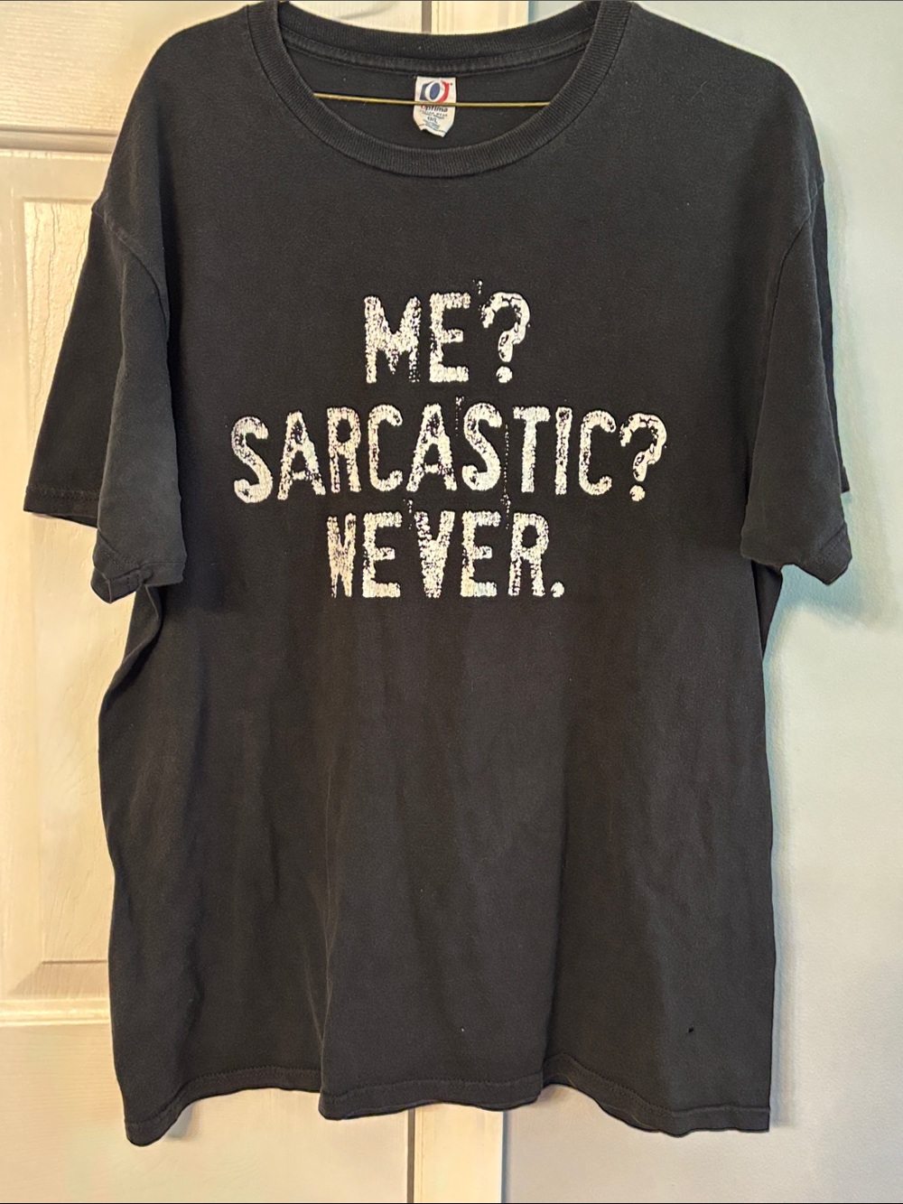Sarcastic Graphic Tee - Black